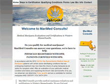 Tablet Screenshot of marimedconsults.com